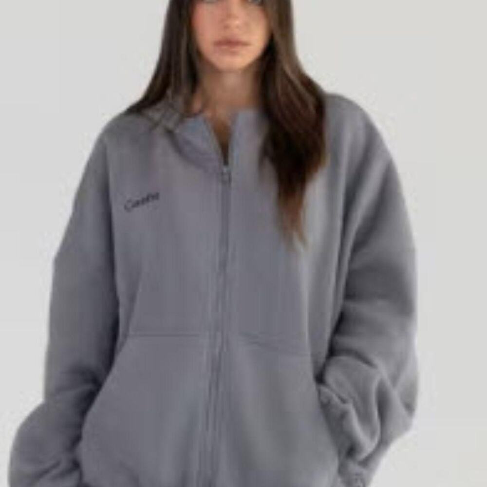 NWT Comfrt Cloud Zip Hoodie | Color Wolf Gray | Size Small | MSRP $140